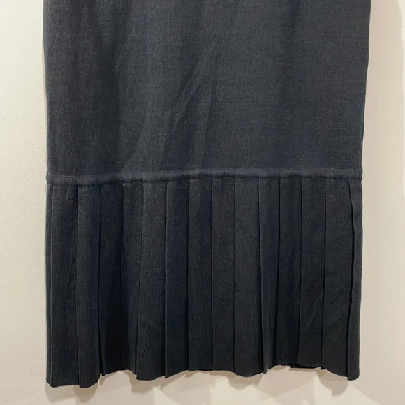 NWOT Vintage Andrea Jovine Wool Sleeveless Drop Waist Pleated Sweater Dr… - Picture 7 of 14